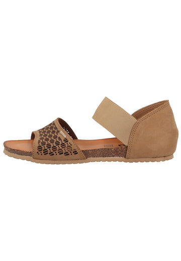 IGI&CO Sandalen Nubukleder/Textil Braun - surf4shoes
