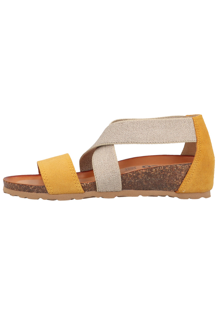 IGI&CO Sandalen Leder/Textil Gelb/Silber - surf4shoes