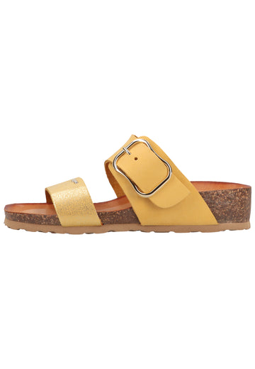 IGI&CO Pantoletten Nubukleder Gelb - surf4shoes