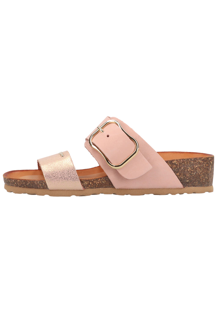 IGI&CO Pantoletten Nubukleder Rosa - surf4shoes