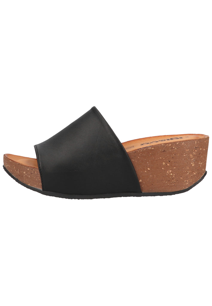 IGI&CO Pantoletten Leder Schwarz - surf4shoes