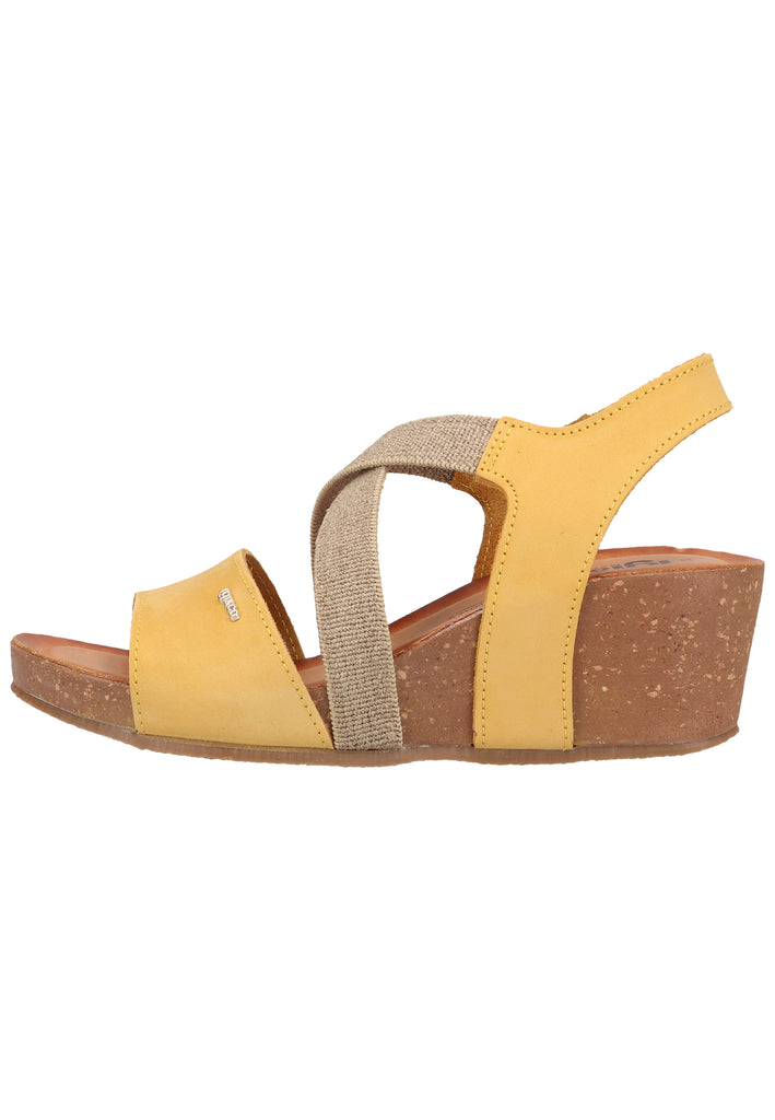 IGI&CO Sandalen Nubukleder/Textil Gelb - surf4shoes