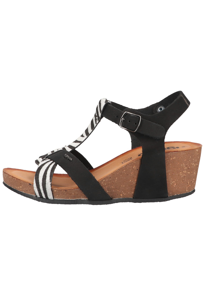 IGI&CO Sandalen Leder Schwarz/Weiß - surf4shoes