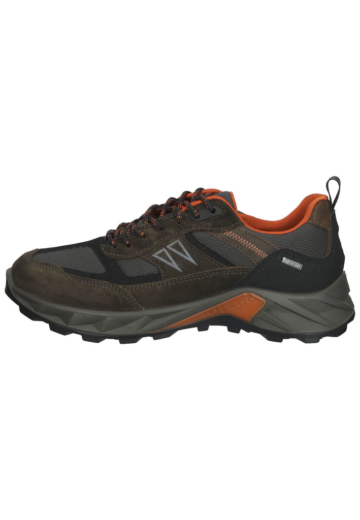 IGI&CO Sneaker Leder Braun/Schwarz - surf4shoes