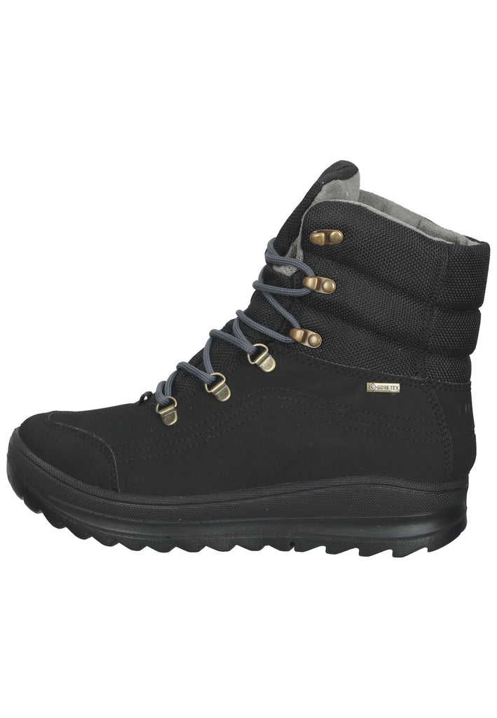 IGI&CO Stiefelette Lederimitat Schwarz Warmfutter - surf4shoes