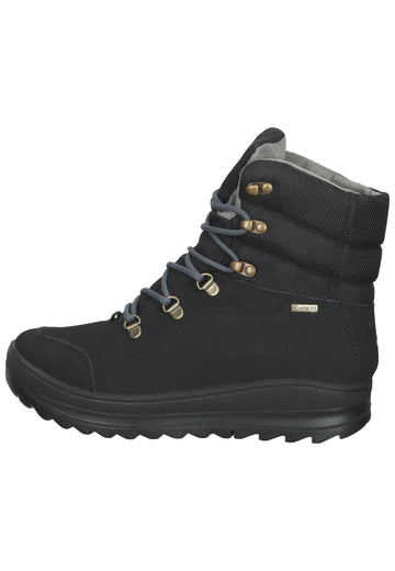 IGI&CO Stiefelette Lederimitat Schwarz Warmfutter - surf4shoes