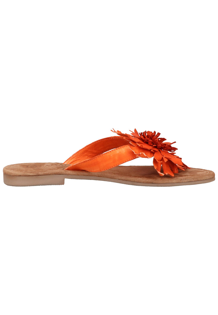 Lazamani Zehensteg Leder Orange - surf4shoes