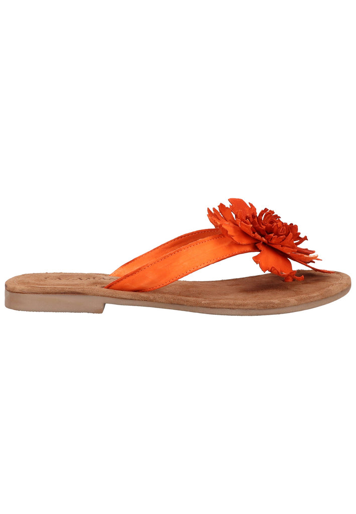 Lazamani Zehensteg Leder Orange - surf4shoes