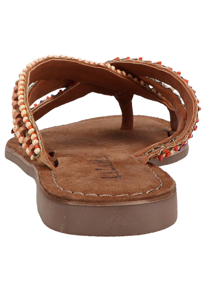 Lazamani Zehensteg Textil Tan - surf4shoes