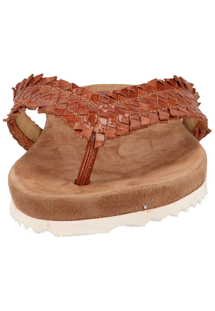 Lazamani Zehensteg Leder Tan - surf4shoes