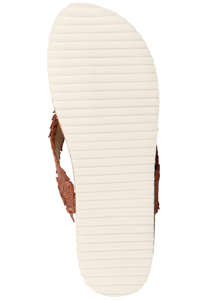 Lazamani Zehensteg Leder Tan - surf4shoes