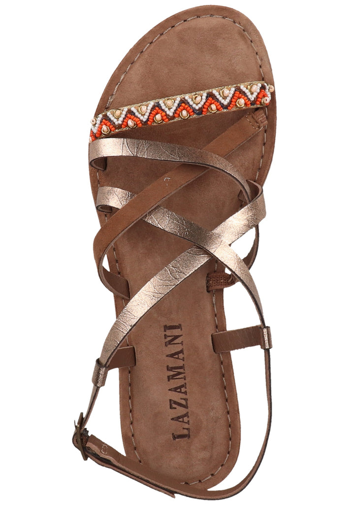 Lazamani Sandalen Leder/Synthetik Copper - surf4shoes