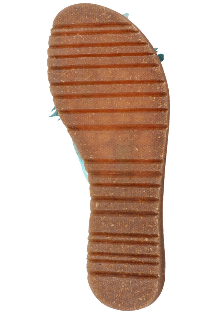 Lazamani Zehensteg Leder Hellblau - surf4shoes