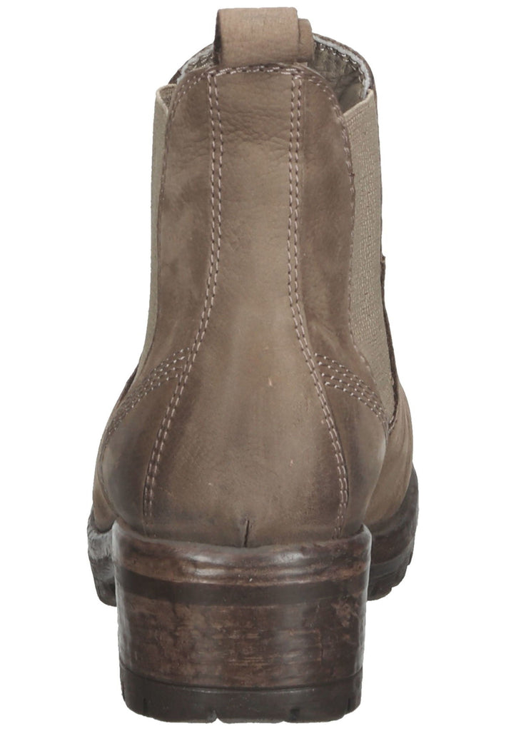 Lazamani Stiefelette Nubukleder/Textil Taupe - surf4shoes