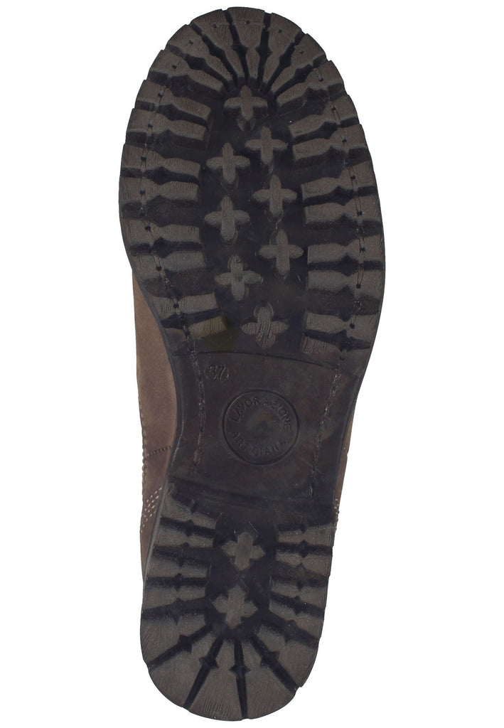 Lazamani Stiefelette Nubukleder/Textil Taupe - surf4shoes