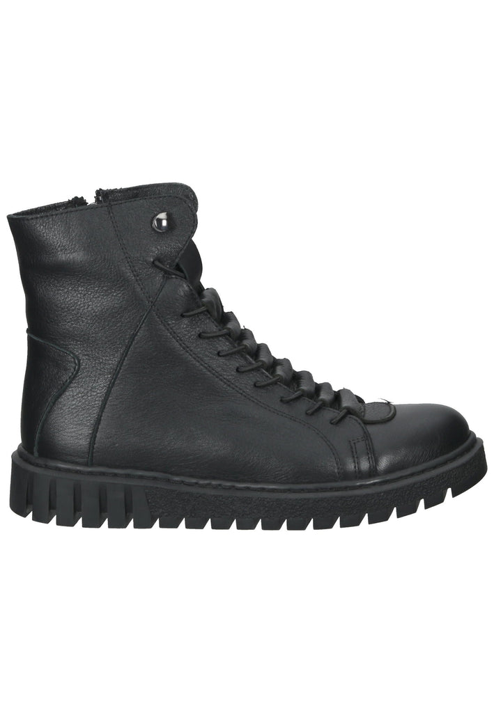 Lazamani Stiefelette Nubukleder Schwarz - surf4shoes