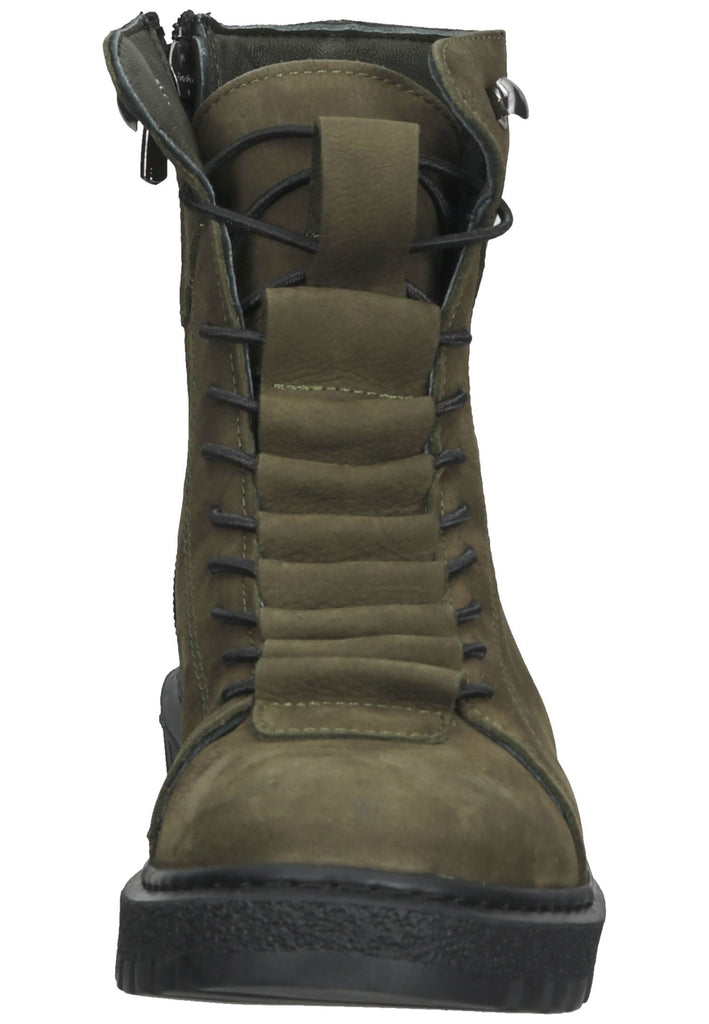 Lazamani Stiefelette Nubukleder Grün - surf4shoes