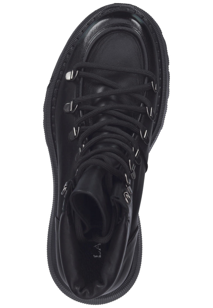 Lazamani Stiefelette Glattleder Schwarz - surf4shoes