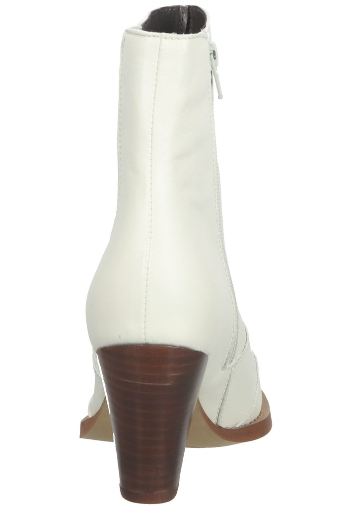 Lazamani Stiefelette Leder Weiß - surf4shoes