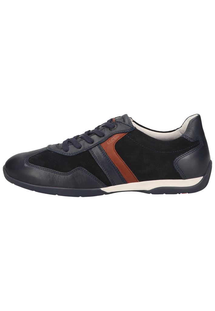 Lloyd Sneaker Leder Blau/Rot - surf4shoes