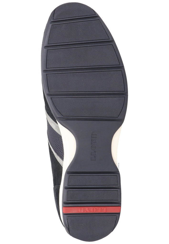 Lloyd Sneaker Veloursleder Blau/Silber - surf4shoes
