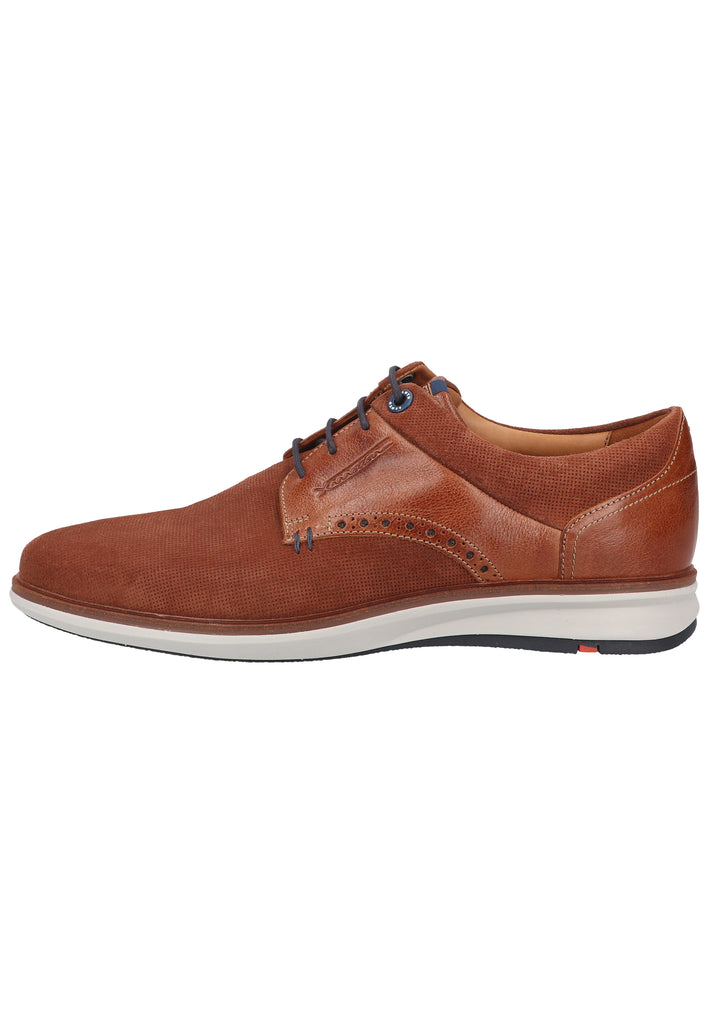 Lloyd Halbschuhe Leder Cognac - surf4shoes