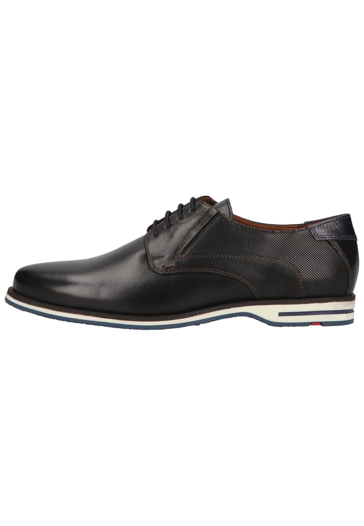 Lloyd Businessschuhe Glattleder Schwarz/Blau - surf4shoes