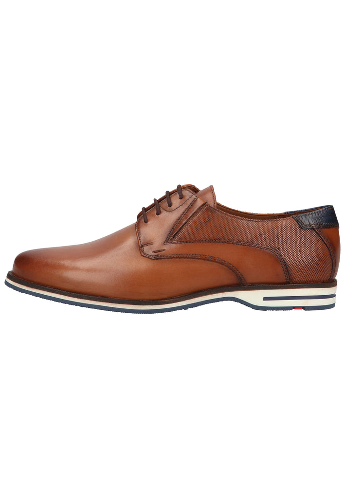 Lloyd Businessschuhe Glattleder Braun/Blau - surf4shoes
