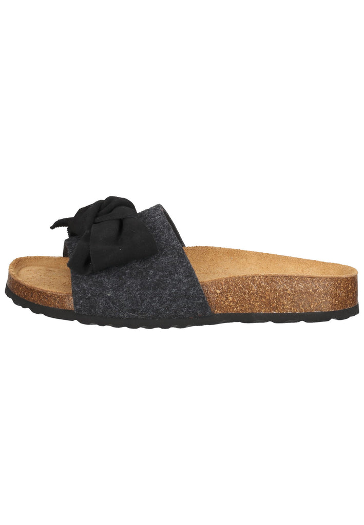 Shepherd Hausschuhe Wolle Schwarz - surf4shoes