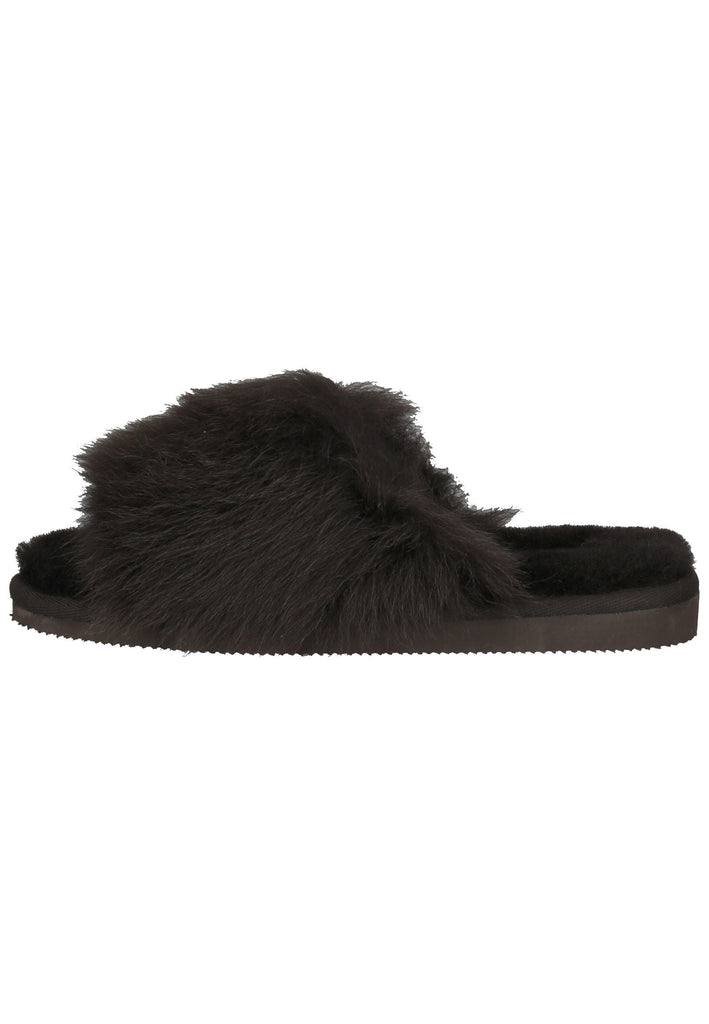Shepherd Hausschuhe Schurwolle Braun Warmfutter - surf4shoes
