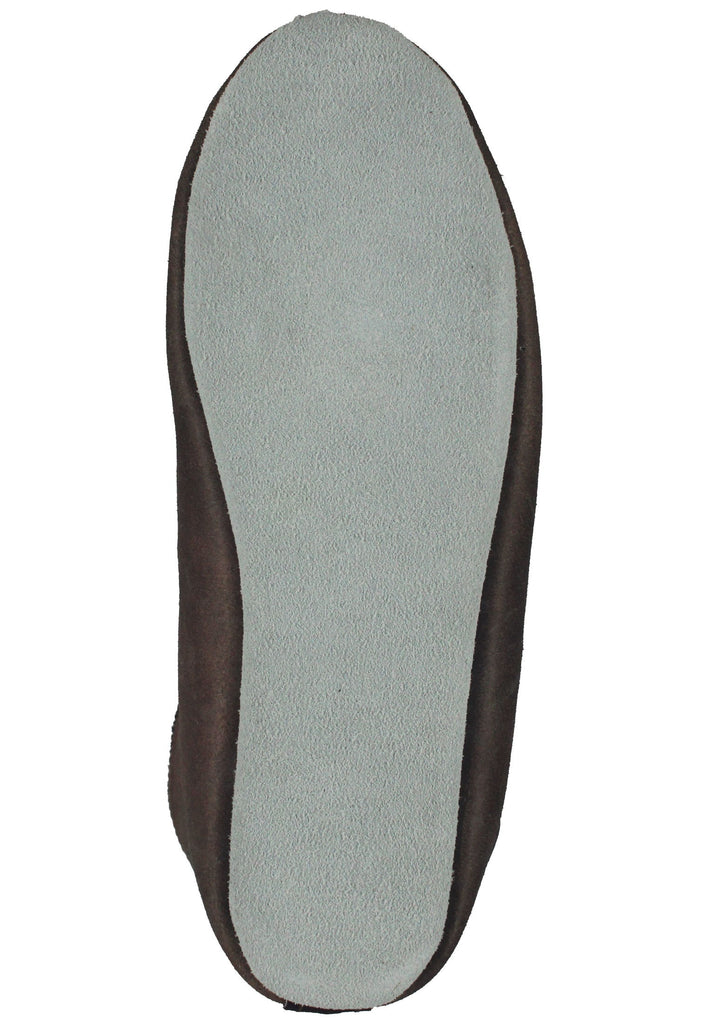 Shepherd Hausschuhe Veloursleder Grau Warmfutter - surf4shoes