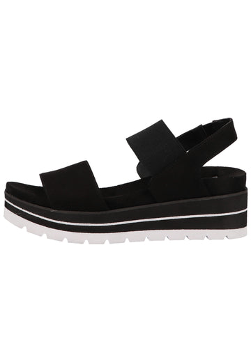 Bullboxer Sandalen Lederimitat/Textil Schwarz - surf4shoes
