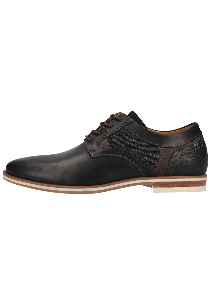 Bullboxer Businessschuhe Leder Schwarz - surf4shoes