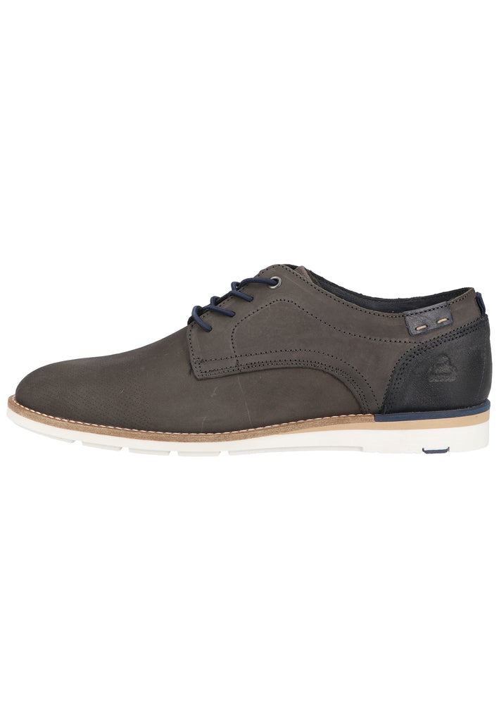 Bullboxer Halbschuhe Leder Grau - surf4shoes