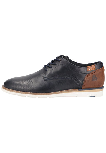Bullboxer Halbschuhe Leder Mittelblau - surf4shoes