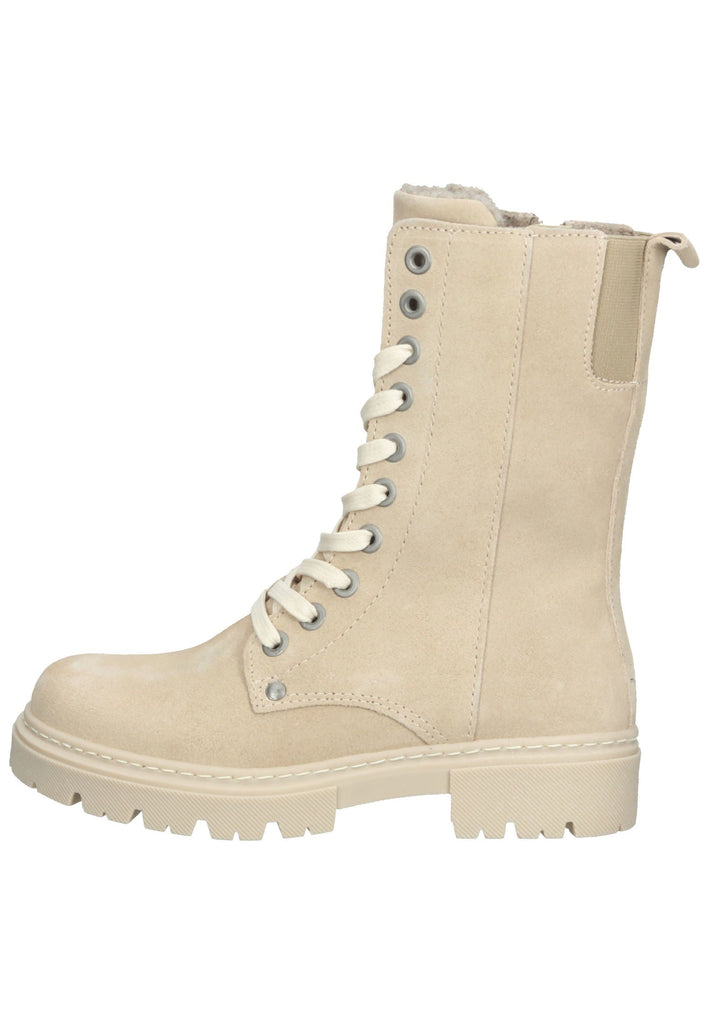 Bullboxer Stiefel Veloursleder Beige - surf4shoes