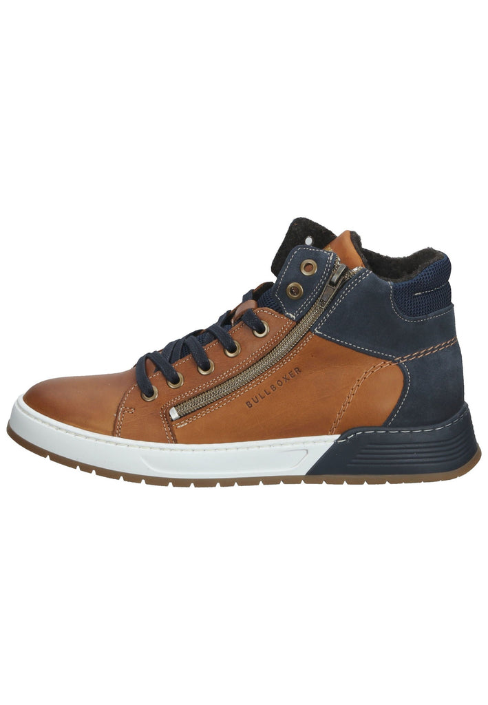 Bullboxer Sneaker Leder/Textil Cognac Warmfutter - surf4shoes