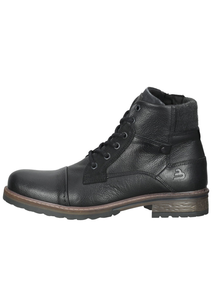 Bullboxer Stiefelette Leder/Textil Schwarz - surf4shoes