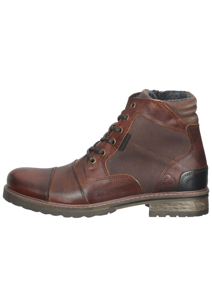 Bullboxer Stiefelette Leder/Textil Braun Warmfutter - surf4shoes
