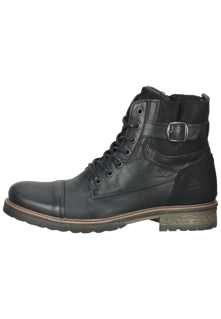 Bullboxer Stiefelette Leder/Textil Blau Warmfutter - surf4shoes