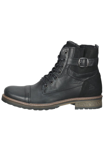 Bullboxer Stiefelette Leder/Textil Blau Warmfutter - surf4shoes