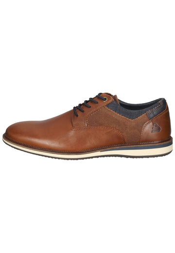 Bullboxer Halbschuhe Leder/Textil Cognac - surf4shoes