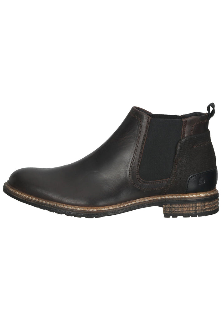 Bullboxer Stiefelette Glattleder Braun - surf4shoes
