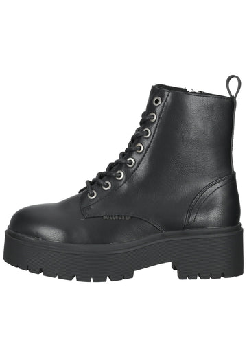 Bullboxer Stiefelette Lederimitat Schwarz - surf4shoes