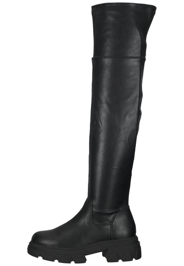 Bullboxer Stiefel Lederimitat Schwarz - surf4shoes
