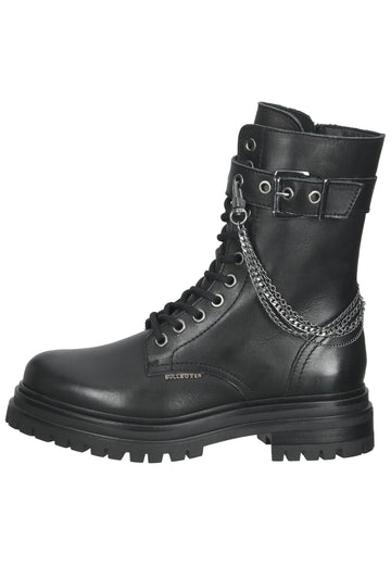 Bullboxer Stiefelette Leder Schwarz - surf4shoes