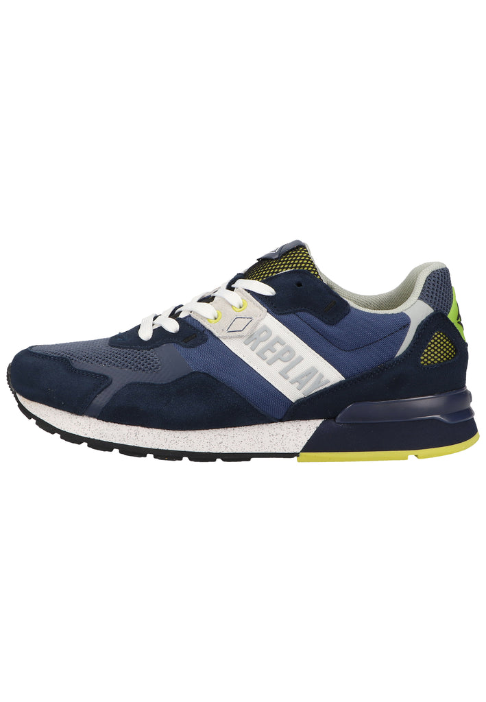 Replay Sneaker Veolurs/Textil/Synthetik Dunkelblau - surf4shoes