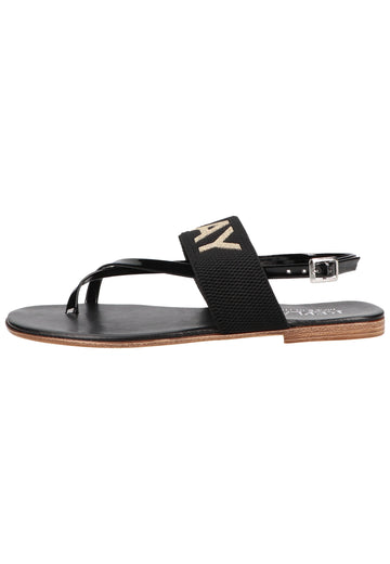 Replay Zehensteg Lederimitat/Textil Schwarz - surf4shoes