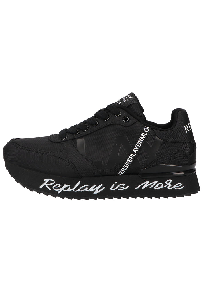 Replay Sneaker Textil Schwarz - surf4shoes