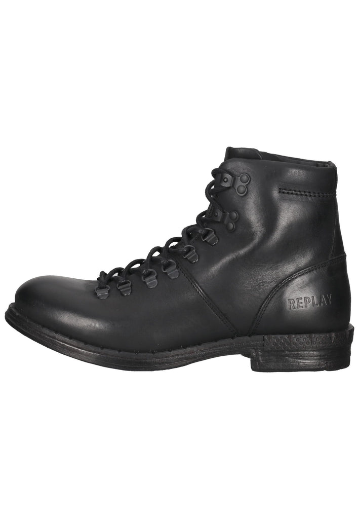 Replay Stiefelette Leder Schwarz - surf4shoes